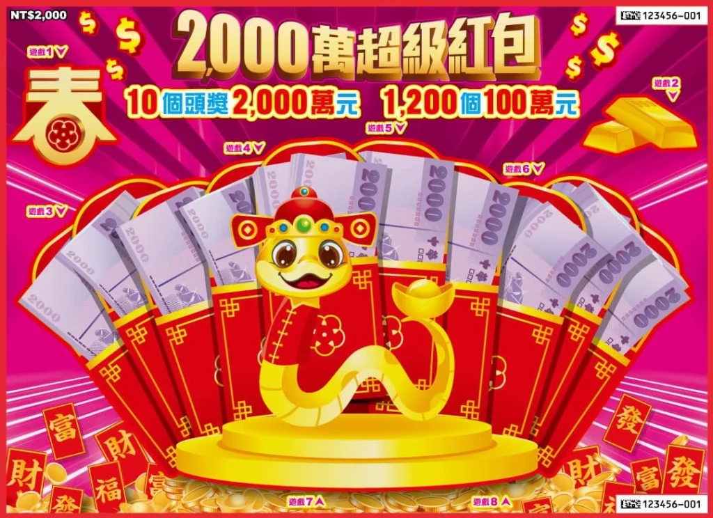 2,000萬超級紅包 2,000萬超級紅包